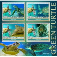 Stamps Fauna Sea Turtles Set 2 sheets