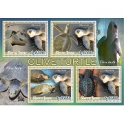 Stamps Fauna Sea Turtles Set 2 sheets