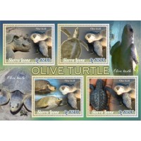 Stamps Fauna Sea Turtles Set 2 sheets