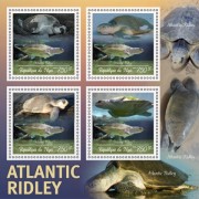 Stamps Fauna Sea Turtles Set 2 sheets