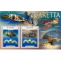 Stamps Fauna Sea Turtles Set 2 sheets