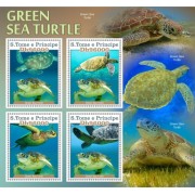 Stamps Fauna Sea Turtles Set 2 sheets
