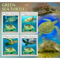 Stamps Fauna Sea Turtles Set 2 sheets