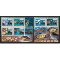 Stamps Fauna Sea Turtles Set 2 sheets