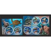 Stamps Fauna Sea Turtles Set 2 sheets