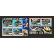 Stamps Fauna Sea Turtles Set 2 sheets