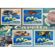 Stamps Fauna Sea Turtles Set 2 sheets