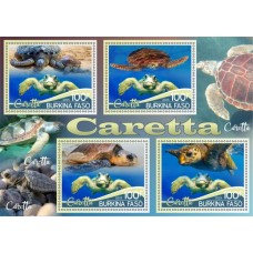 Stamps Fauna Sea Turtles Set 2 sheets