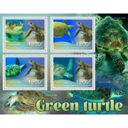 Stamps Fauna Sea Turtles Set 2 sheets