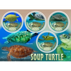 Stamps Fauna Sea Turtles Set 2 sheets