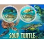 Stamps Fauna Sea Turtles Set 2 sheets