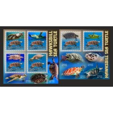 Stamps Fauna Sea Turtles Set 2 sheets Stamps Fauna Sea Turtles Set 2 sheets