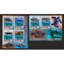 Stamps Fauna Sea Turtles Set 2 sheets Stamps Fauna Sea Turtles Set 2 sheets
