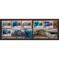 Stamps Fauna Sea Turtles Set 2 sheets