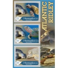 Stamps Fauna Sea Turtles Set 2 sheets