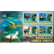 Stamps Fauna Sea Turtles Set 2 sheets
