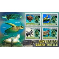 Stamps Fauna Sea Turtles Set 2 sheets