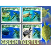 Stamps Fauna Sea Turtles Set 2 sheets