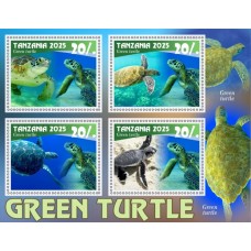 Stamps Fauna Sea Turtles Set 2 sheets