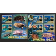Stamps Fauna Sea Turtles Set 2 sheets