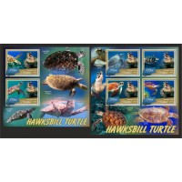 Stamps Fauna Sea Turtles Set 2 sheets