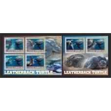Stamps Fauna Sea Turtles Set 2 sheets