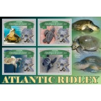 Stamps Fauna Sea Turtles Set 2 sheets