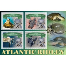 Stamps Fauna Sea Turtles Set 2 sheets
