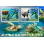 Stamps Fauna Sea Turtles Set 2 sheets
