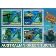 Stamps Fauna Sea Turtles Set 2 sheets