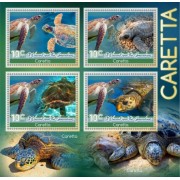 Stamps Fauna Sea Turtles Set 2 sheets