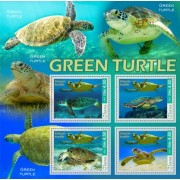 Stamps Fauna Sea Turtles Set 2 sheets