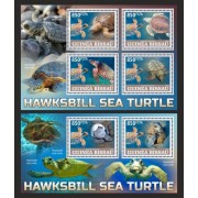 Stamps Fauna Sea Turtles Set 2 sheets
