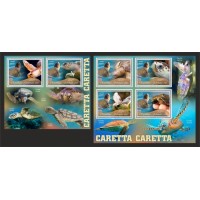 Stamps Fauna Sea Turtles Set 2 sheets
