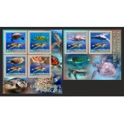 Stamps Fauna Sea Turtles Set 2 sheets