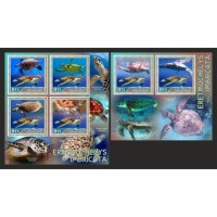 Stamps Fauna Sea Turtles Set 2 sheets
