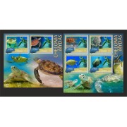 Stamps Fauna Sea Turtles Set 2 sheets