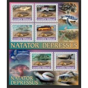 Stamps Fauna Sea Turtles Set 2 sheets