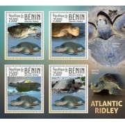 Stamps Fauna Sea Turtles Set 2 sheets