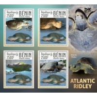 Stamps Fauna Sea Turtles Set 2 sheets