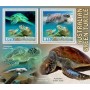 Stamps Fauna Sea Turtles Set 2 sheets