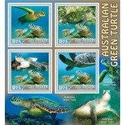Stamps Fauna Sea Turtles Set 2 sheets