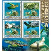 Stamps Fauna Sea Turtles Set 2 sheets