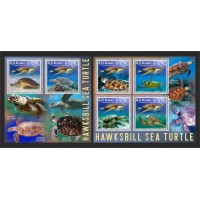 Stamps Fauna Sea Turtles Set 2 sheets