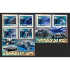 Stamps Fauna Sea Turtles Set 2 sheets Stamps Fauna Sea Turtles Set 2 sheets