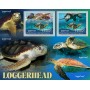 Stamps Fauna Sea Turtles Set 2 sheets