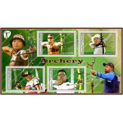 Stamps Sports Archery Set 8 sheets