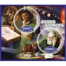 Stamps Astronomers Copernicus Galilei