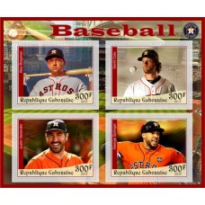 Stamps Sport Baseball Set 8 sheets