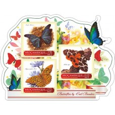 Stamps Butterflies by Carl Brenders Set 8 sheets